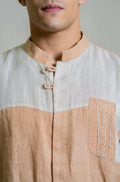 Hand Embroidered Short Kurta