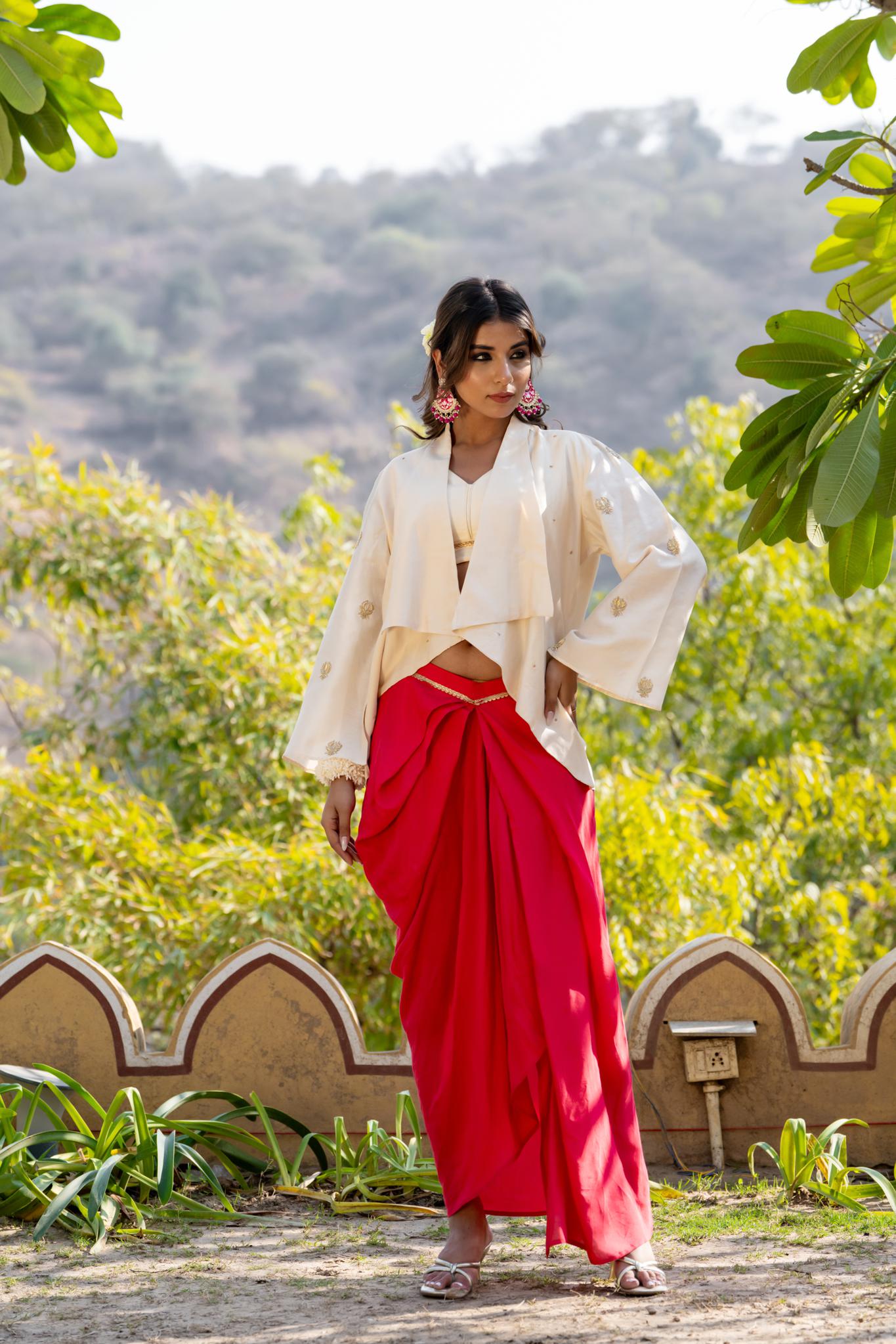 Hand-Embroidered shrug