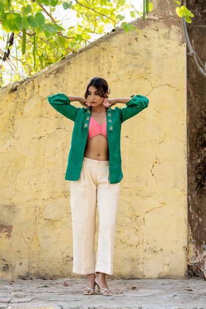 Hand-Embroidered blazer