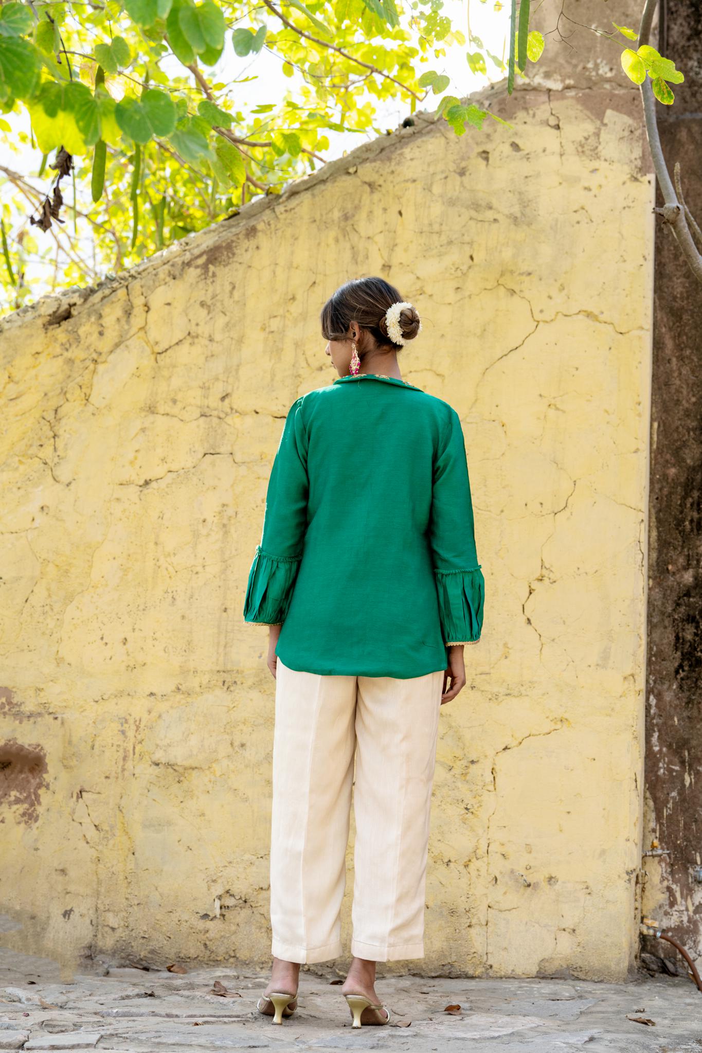 Hand-Embroidered blazer