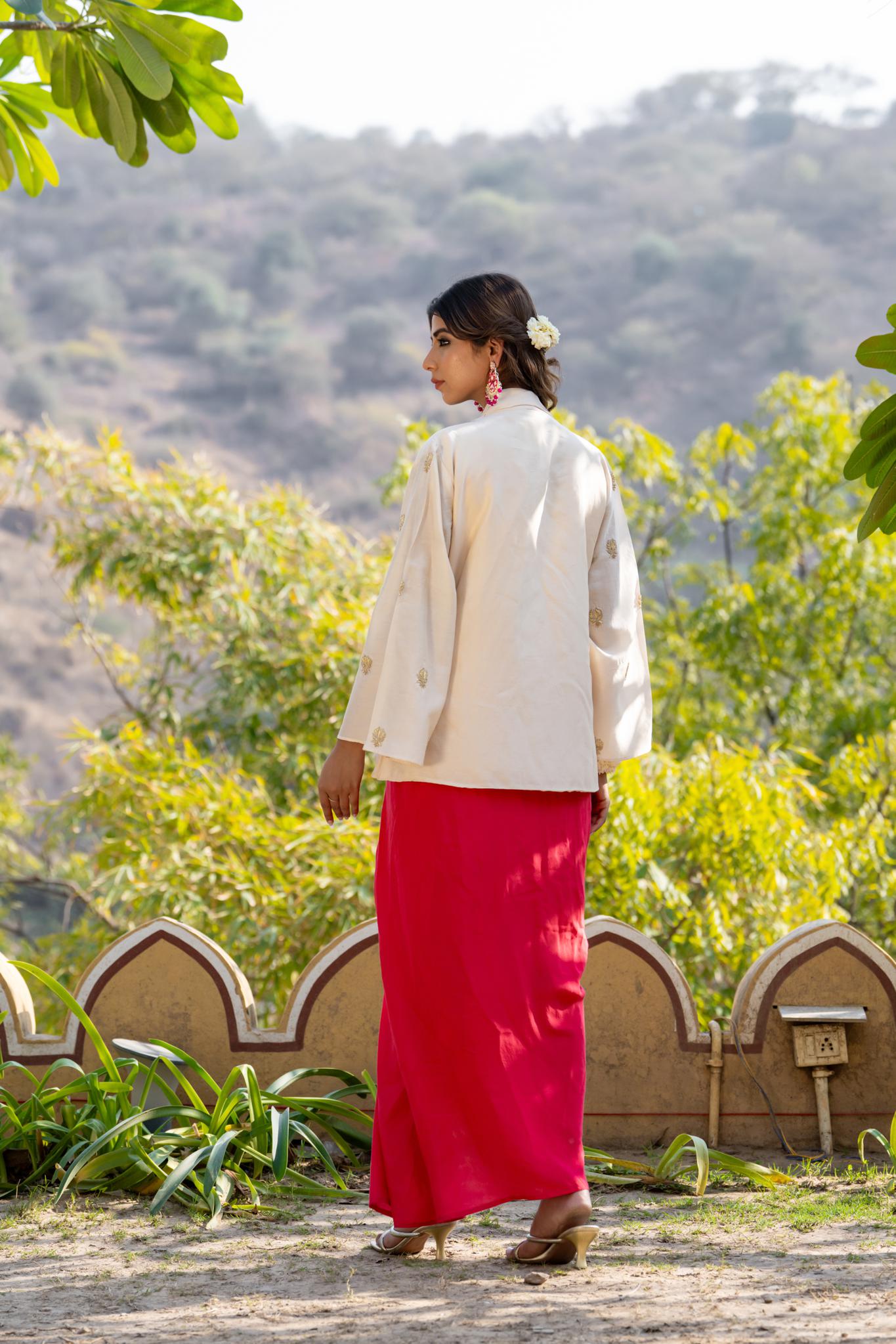 Hand-Embroidered shrug